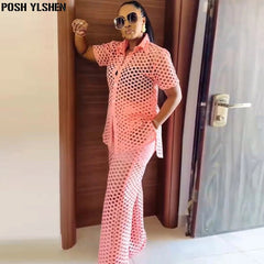 2PC Pant Set for Women - Sexy Summer Outfit, African - Inspired Matching Dresses, Trendy Dames Clothing for Women - Free Delivery Worldwide only at Flexi Africa