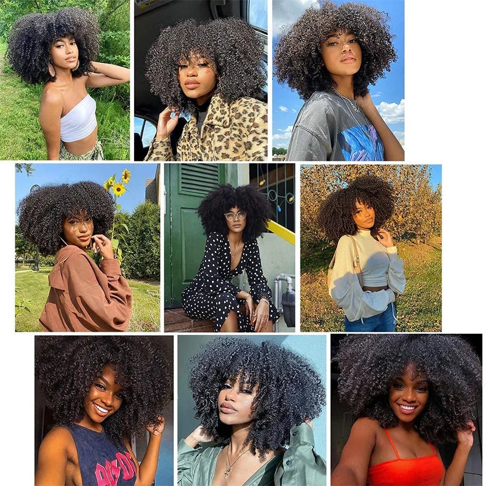 3 Bundles Afro Kinky Curly Bundles Mongolian Kinky Curly Hair Bundles Extension Curly Human Hair Bundles - Flexi Africa - Flexi Africa offers Free Delivery Worldwide - Vibrant African traditional clothing showcasing bold prints and intricate designs