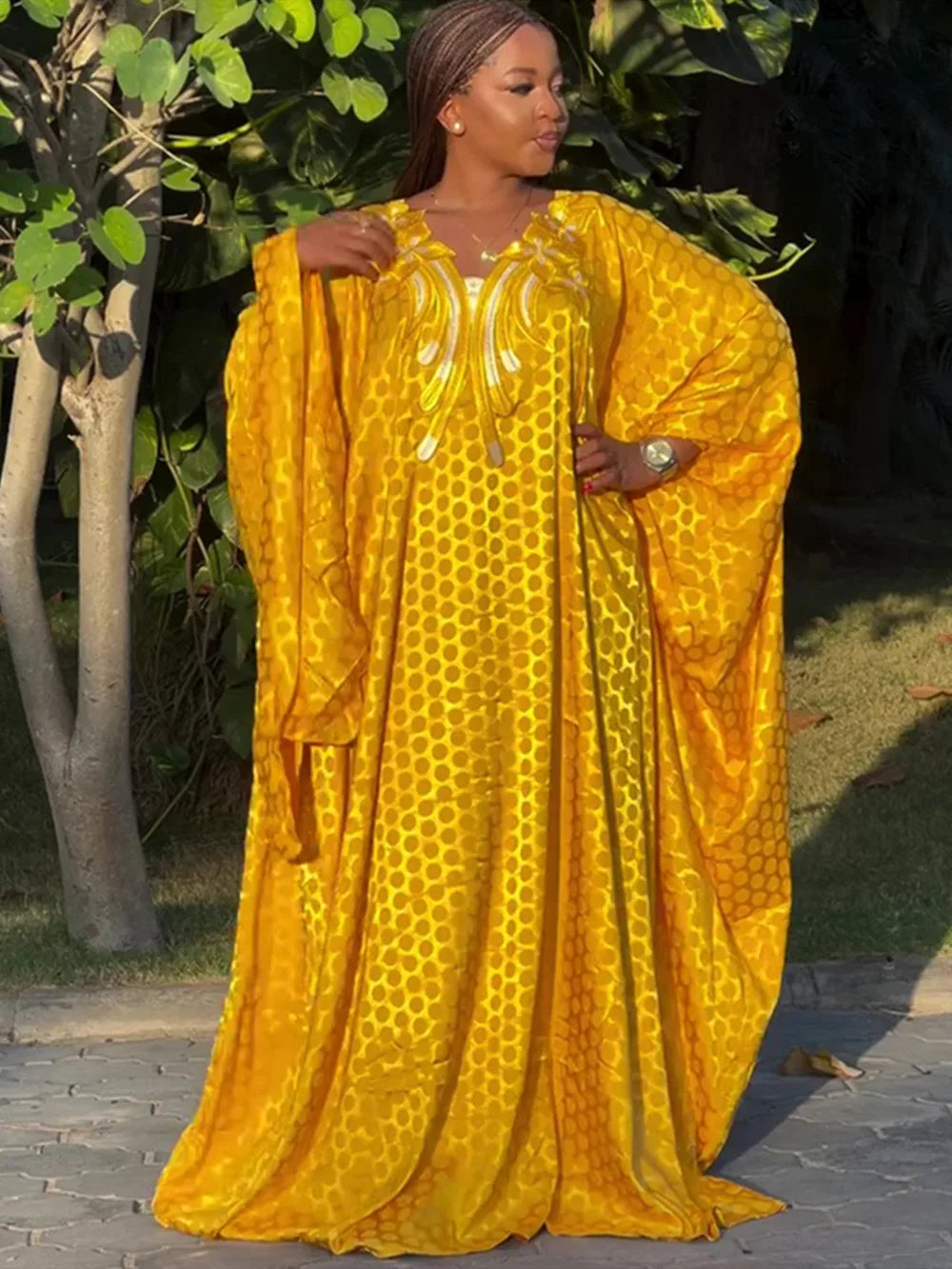 Luxury Abaya for Women – Caftan Boubou Dress for Evening & Party Wear