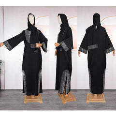 Luxury African Caftan Dress for Women – Boubou Djellaba Robe for Evening Parties