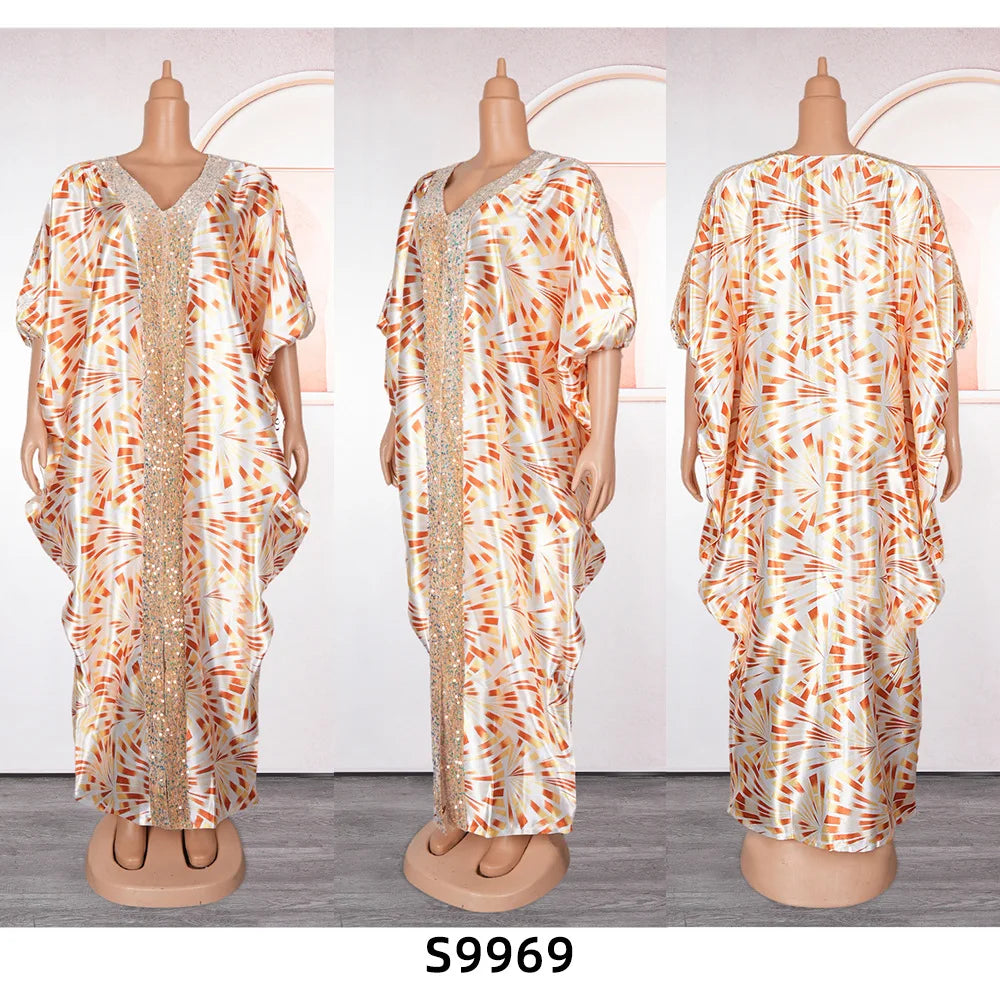 Luxury African Abaya for Women – Caftan Boubou Djellaba Robe