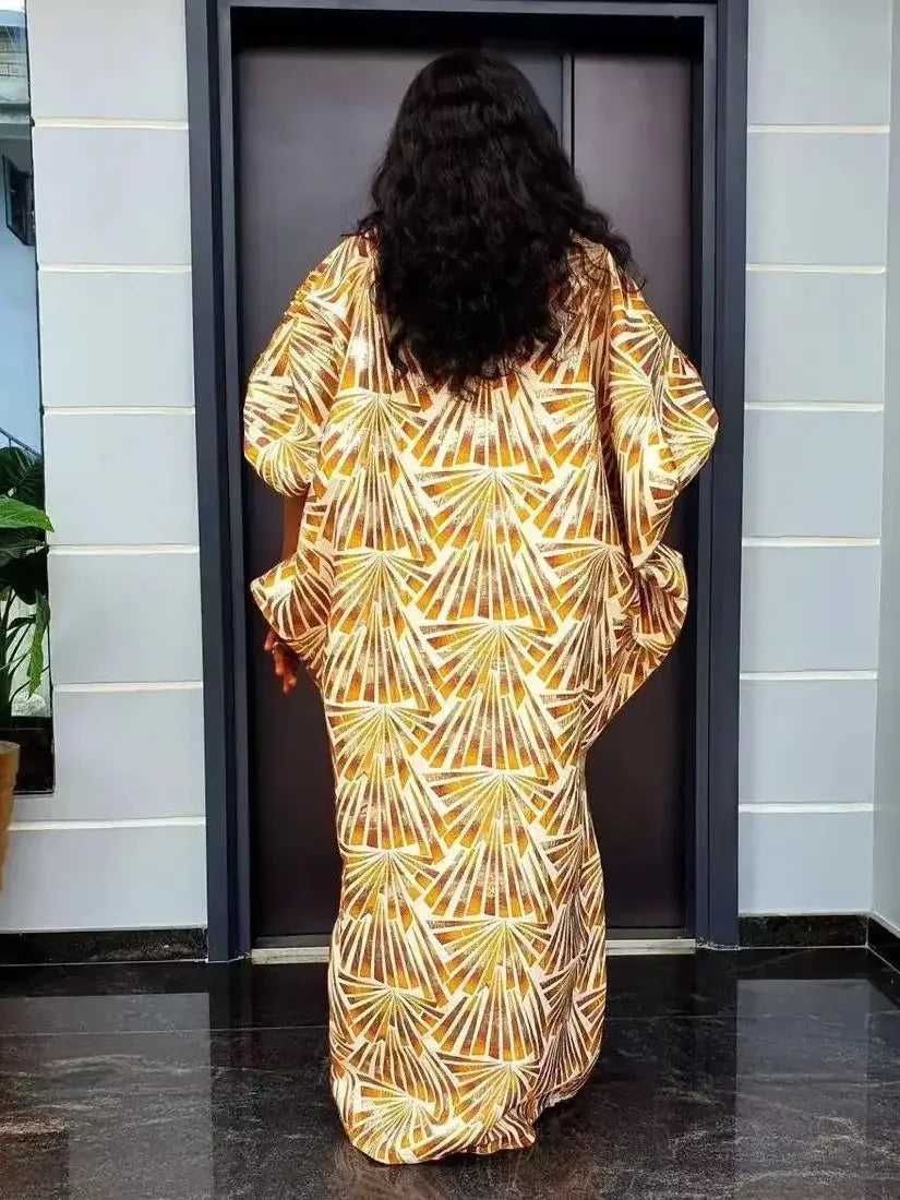 Luxury African Abaya for Women – Caftan Boubou Djellaba Robe