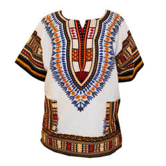 African Fashion with Unisex Dashikiage Dashiki Floral Dress - Perfect for Men and Women with African Traditional Print