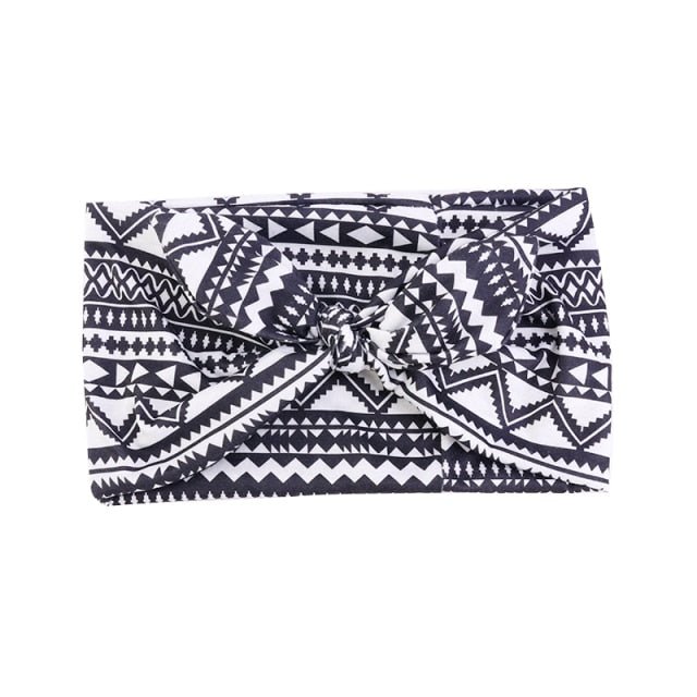 African Pattern Women Knot Headwrap Pre-Tied Knotted Bandanas Fashion Headwear - Flexi Africa offers Free Delivery Worldwide