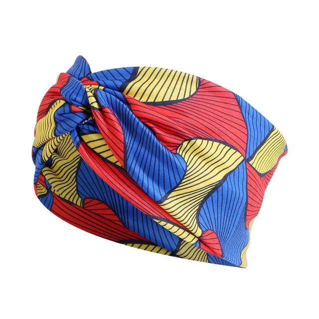 African Print Stretch Bandana Head Wrap Floral Ankara Dashiki Women - Flexi Africa - Flexi Africa offers Free Delivery Worldwide - Vibrant African traditional clothing showcasing bold prints and intricate designs