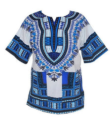 Authentic African Dashiki T-shirt: Traditional Print in 100% Cotton - Flexi Africa - Free Delivery www.flexiafrica.com