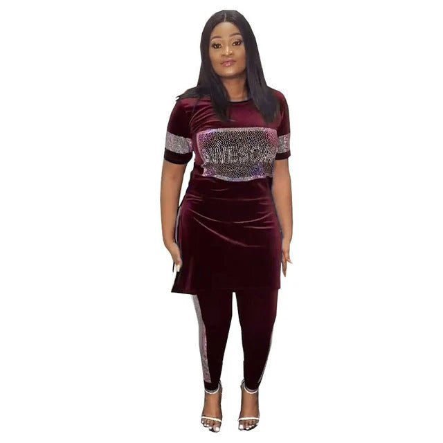 Bold and Beautiful: African American Inspired Women's Winter Sportswear Tracksuit - Free Delivery only at Flexi Africa