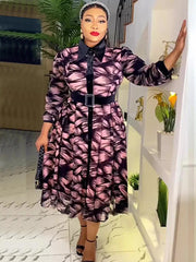 Elegant African Dresses for Women Long Sleeve Africa Clothing Plus Size - Free Delivery Worldwide only at Flexi Africa