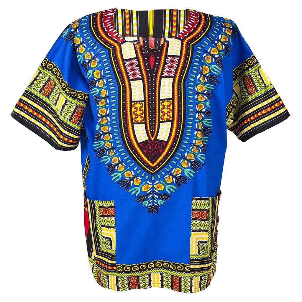 Men's Summer 3D Printed T-Shirt – African Ethnic Pattern - Free Delivery Worldwide only at Flexi Africa