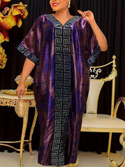 New Sequin Fashion Abayas Boubou Dashiki Ankara Outfits Evening Gown Dubai Kaftan Abaya Robe Outfits Loose Dresses for Women - Free Delivery Worldwide only at Flexi Africa