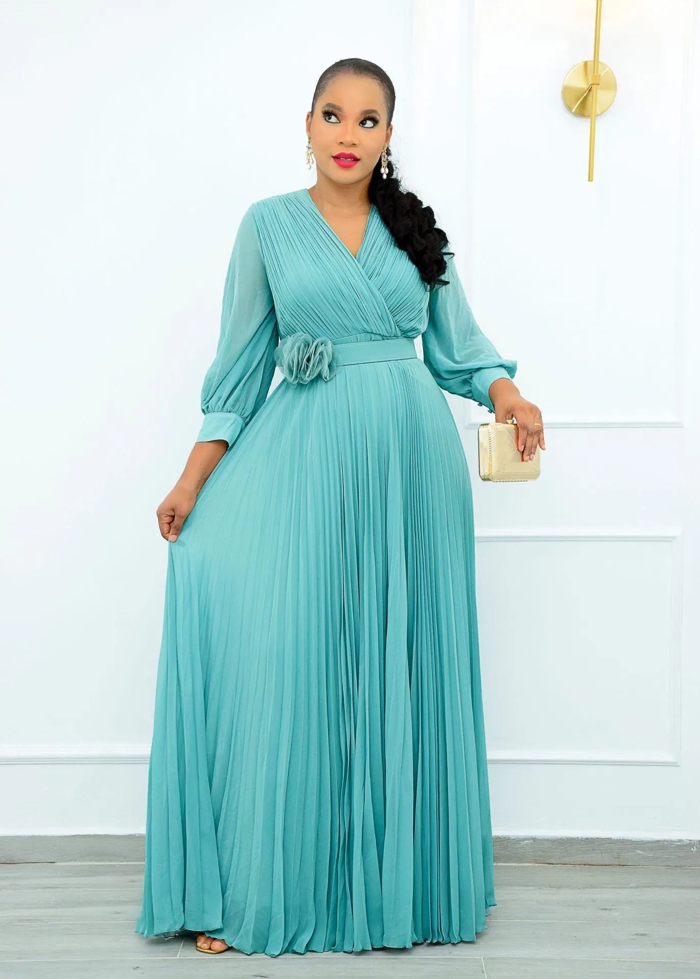 Radiant Summer Styles: Plus Size African Dresses in Vibrant Yellow - Flexi Africa - Free Delivery www.flexiafrica.com