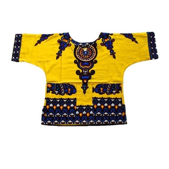 Unisex Stylish and Comfortable Dashiki Dress - Traditional African Clothing Children in Soft Cotton Fabric - Free Delivery