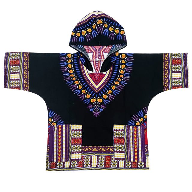 Vibrant Traditional African Print Dashiki T-shirts: Stylish Fashion Designs for Kids - Flexi Africa - Free Delivery Worldwide